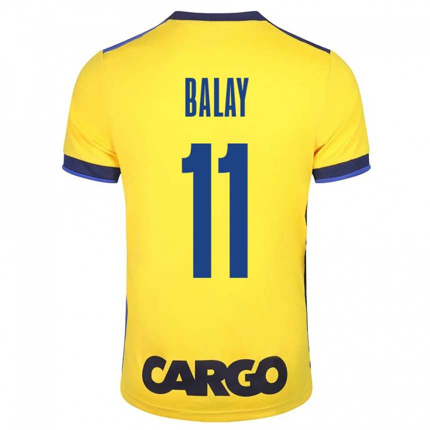 Mujer Fútbol Camiseta Yehuda Balay #11 Amarillo 1ª Equipación 2023/24 México