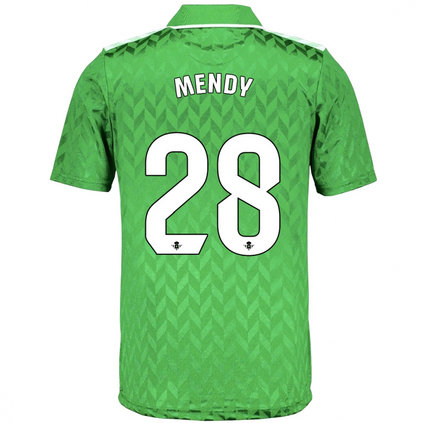 Mujer Fútbol Camiseta Nobel Mendy #28 Verde 2ª Equipación 2023/24 México