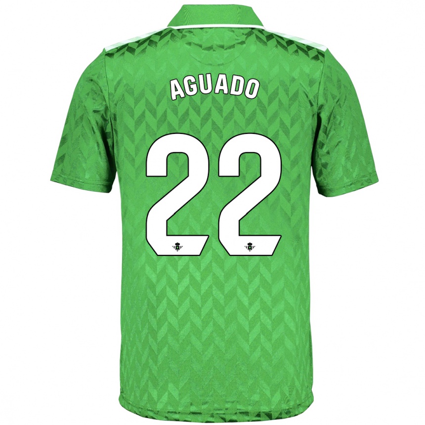 Mujer Fútbol Camiseta Julia Aguado Fernández #22 Verde 2ª Equipación 2023/24 México