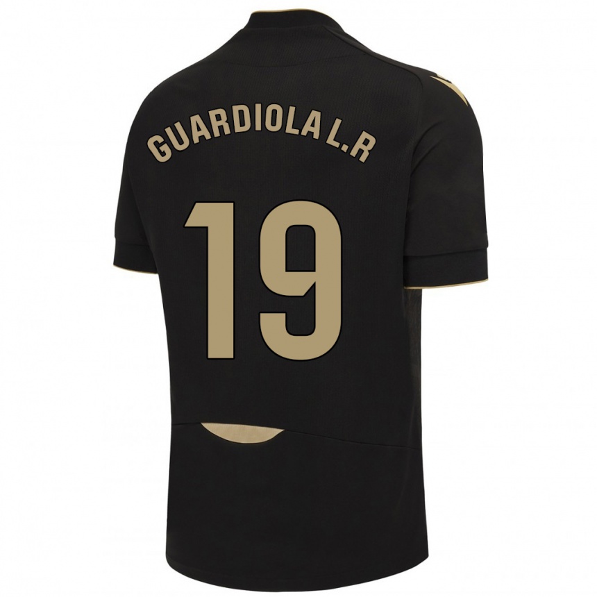 Mujer Fútbol Camiseta Sergi Guardiola #19 Negro 2ª Equipación 2023/24 México