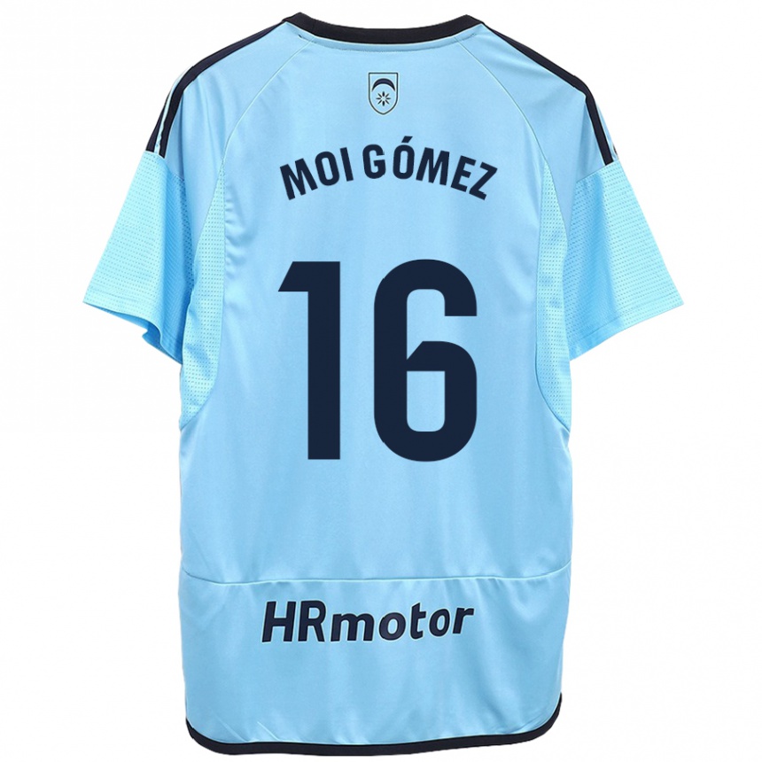 Mujer Fútbol Camiseta Moi Gómez #16 Azul 2ª Equipación 2023/24 México