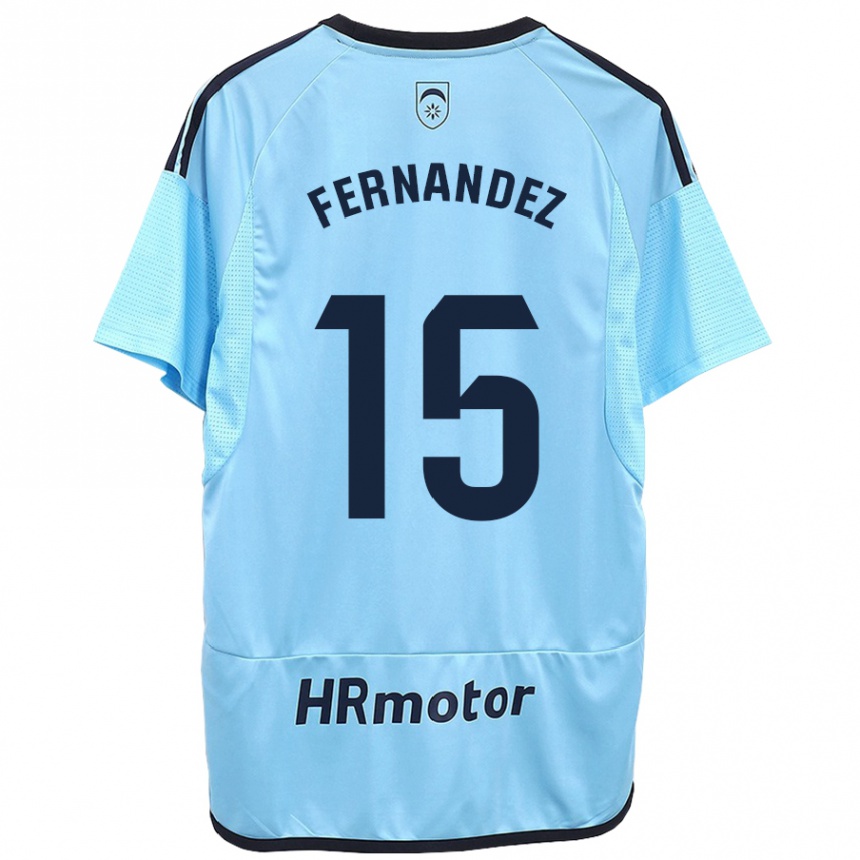 Mujer Fútbol Camiseta Leyre Fernández Sánchez #15 Azul 2ª Equipación 2023/24 México