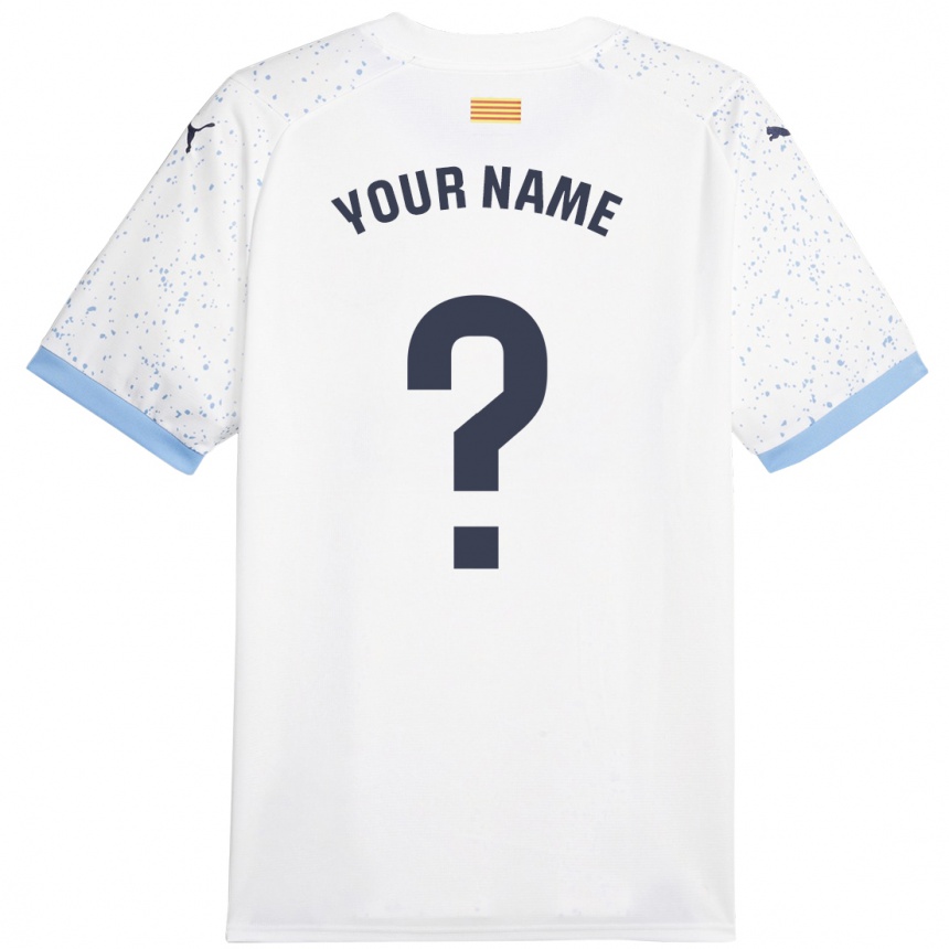 Mujer Fútbol Camiseta Su Nombre #0 Blanco 2ª Equipación 2023/24 México