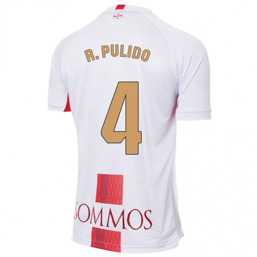 Mujer Fútbol Camiseta Rubén Pulido #4 Blanco 2ª Equipación 2023/24 México