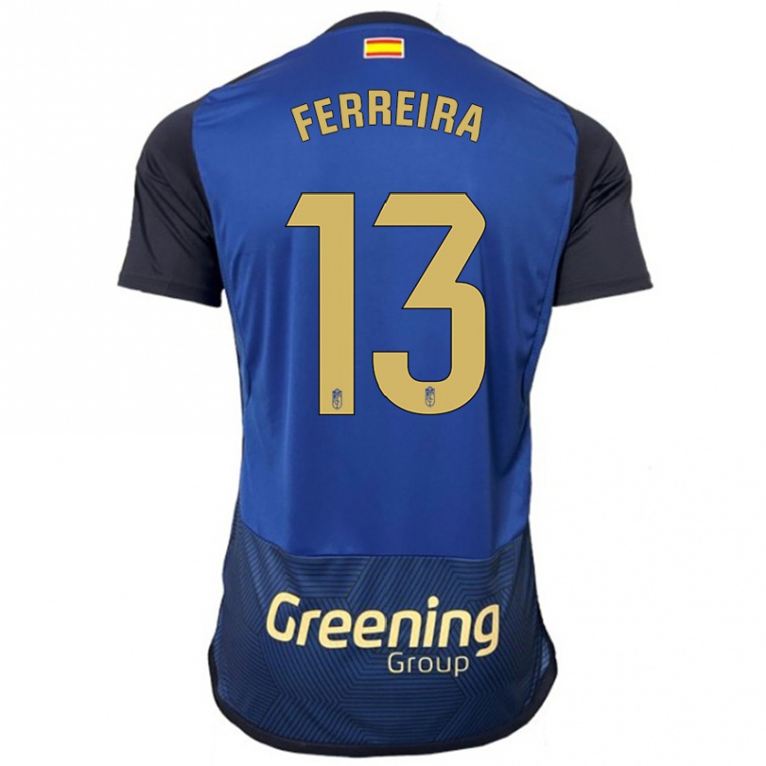 Mujer Fútbol Camiseta André Ferreira #13 Armada 2ª Equipación 2023/24 México