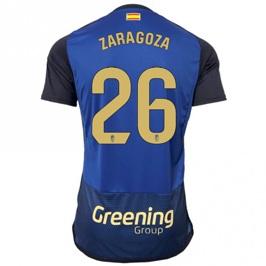 Mujer Fútbol Camiseta Bryan Zaragoza #26 Armada 2ª Equipación 2023/24 México