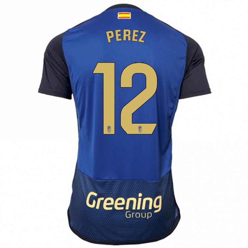 Mujer Fútbol Camiseta Alba Pérez #12 Armada 2ª Equipación 2023/24 México