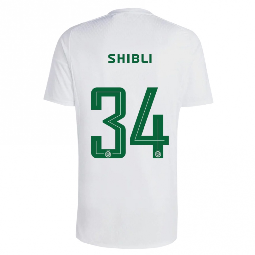Mujer Fútbol Camiseta Hamza Shibli #34 Verde Azul 2ª Equipación 2023/24 México