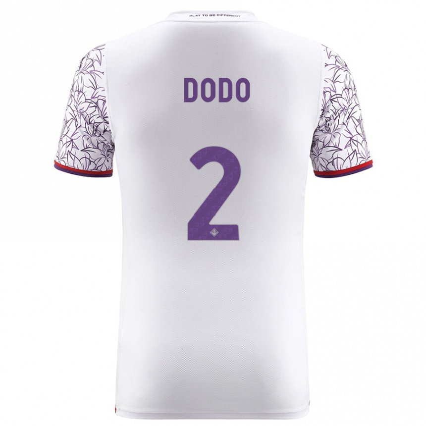 Mujer Fútbol Camiseta Dodô #2 Blanco 2ª Equipación 2023/24 México