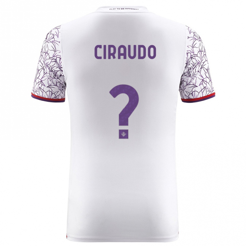 Mujer Fútbol Camiseta Alessio Ciraudo #0 Blanco 2ª Equipación 2023/24 México