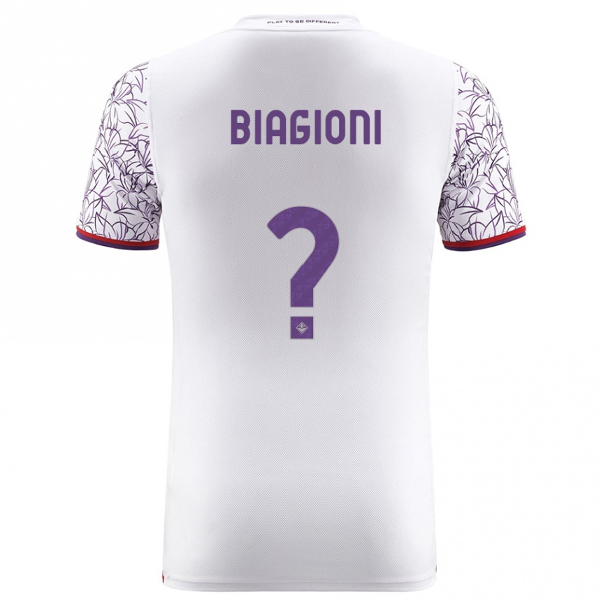 Mujer Fútbol Camiseta Lorenzo Biagioni #0 Blanco 2ª Equipación 2023/24 México