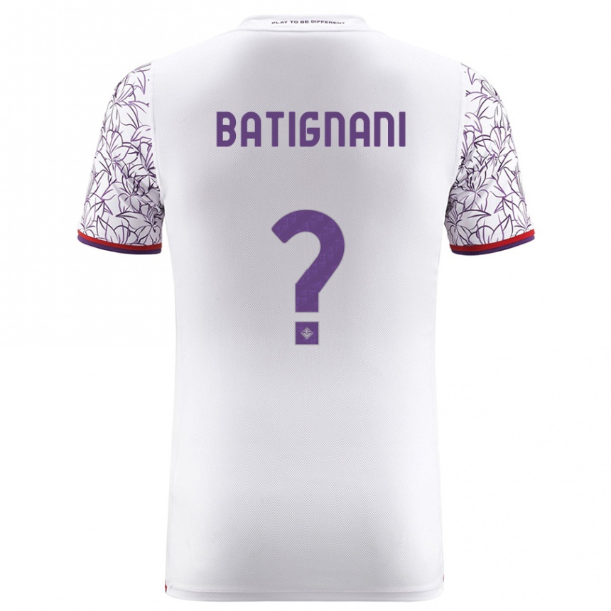 Mujer Fútbol Camiseta Francesco Batignani #0 Blanco 2ª Equipación 2023/24 México