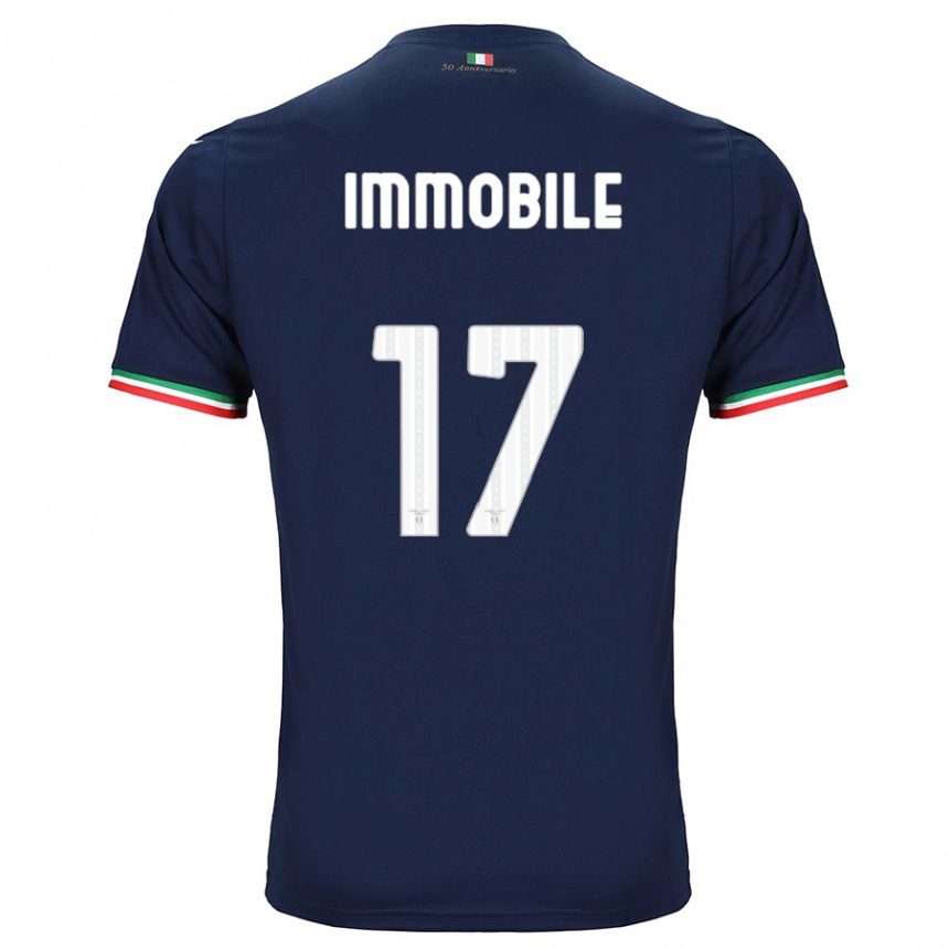 Mujer Fútbol Camiseta Ciro Immobile #17 Armada 2ª Equipación 2023/24 México