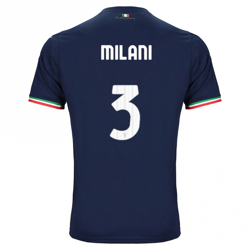 Mujer Fútbol Camiseta Alessandro Milani #3 Armada 2ª Equipación 2023/24 México
