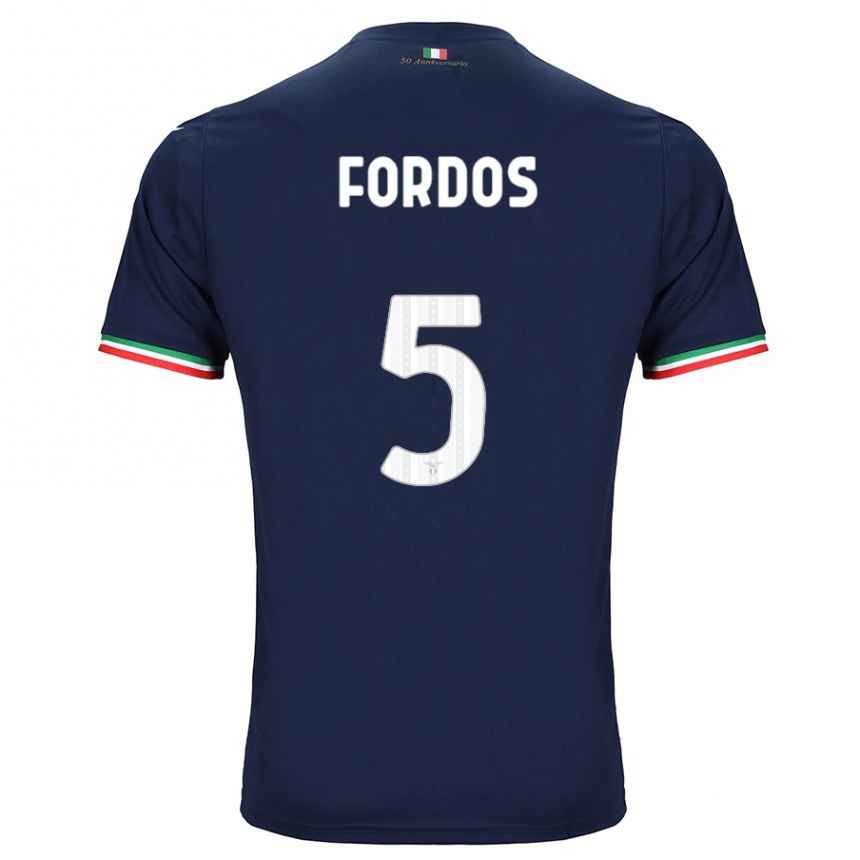 Mujer Fútbol Camiseta Beatrix Fordos #5 Armada 2ª Equipación 2023/24 México