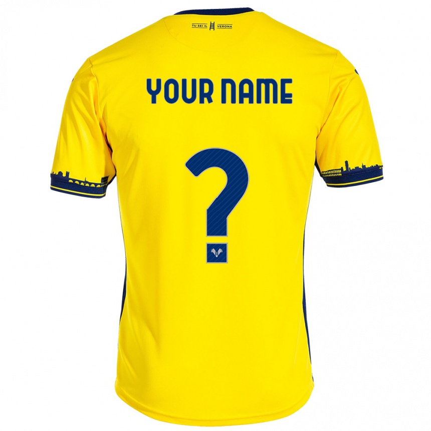 Mujer Fútbol Camiseta Su Nombre #0 Amarillo 2ª Equipación 2023/24 México