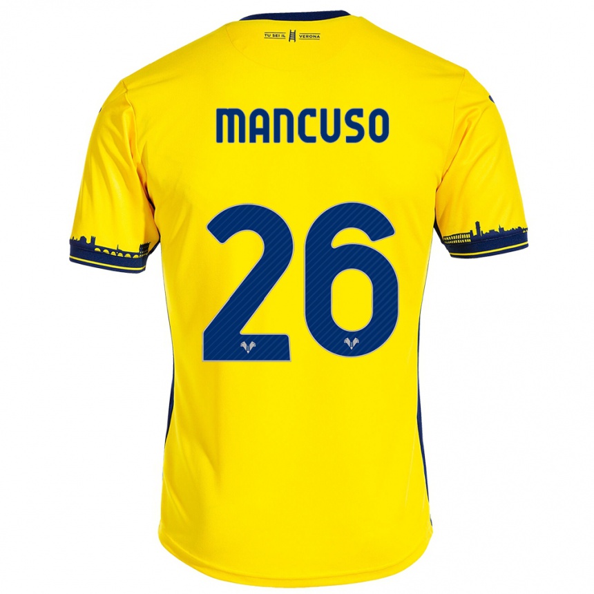 Mujer Fútbol Camiseta Giulia Mancuso #26 Amarillo 2ª Equipación 2023/24 México
