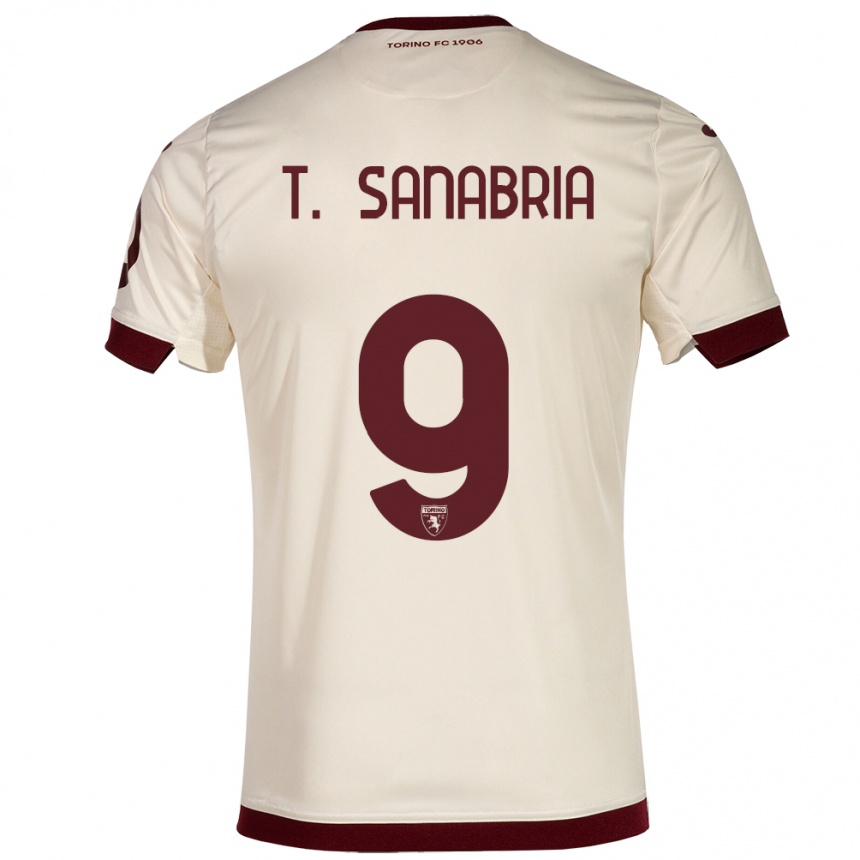 Mujer Fútbol Camiseta Antonio Sanabria #9 Champán 2ª Equipación 2023/24 México