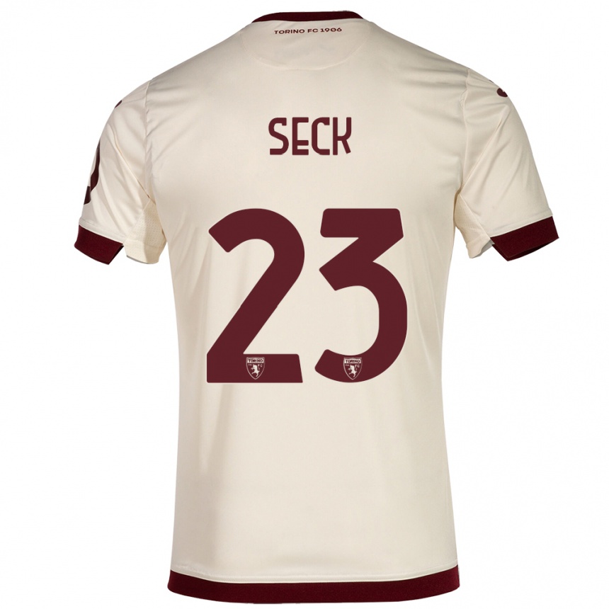 Mujer Fútbol Camiseta Demba Seck #23 Champán 2ª Equipación 2023/24 México