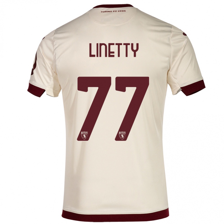 Mujer Fútbol Camiseta Karol Linetty #77 Champán 2ª Equipación 2023/24 México