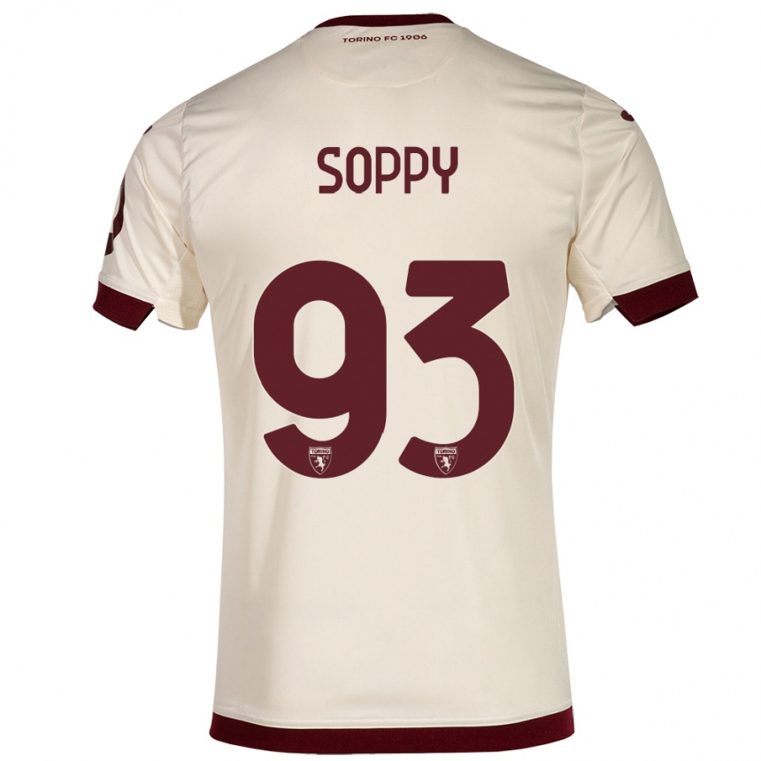 Mujer Fútbol Camiseta Brandon Soppy #93 Champán 2ª Equipación 2023/24 México