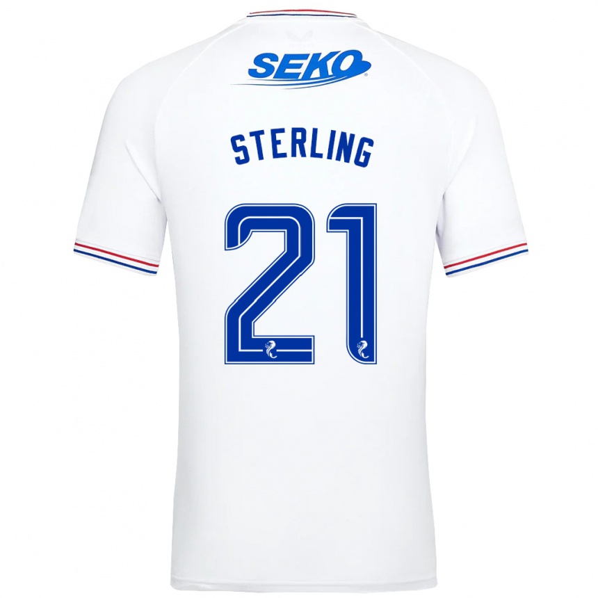 Mujer Fútbol Camiseta Dujon Sterling #21 Blanco 2ª Equipación 2023/24 México