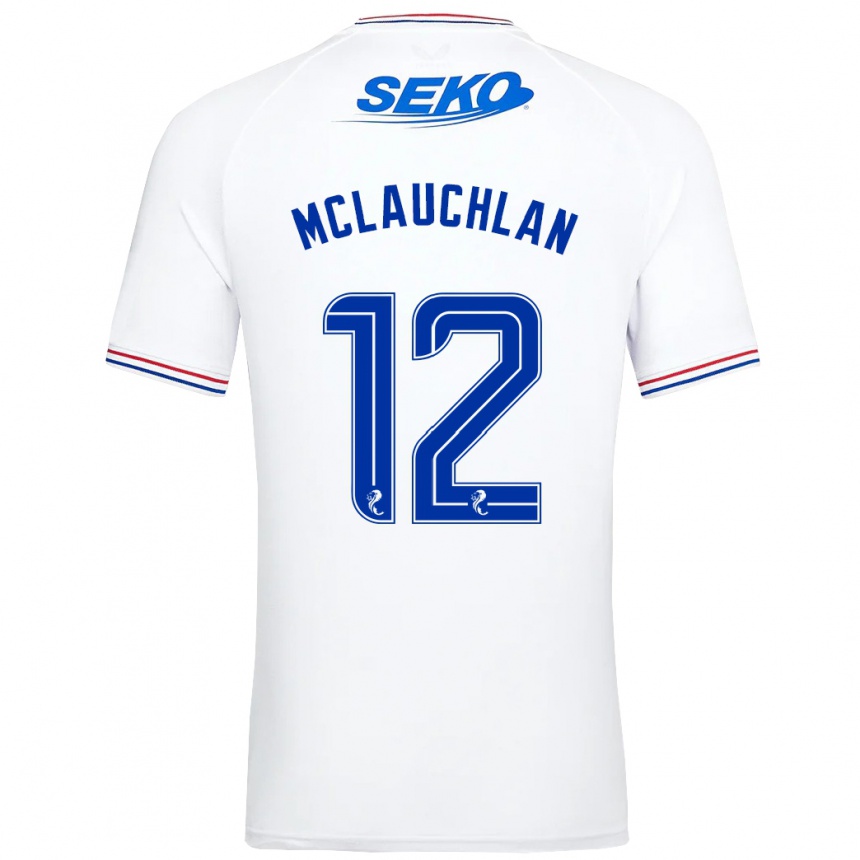 Mujer Fútbol Camiseta Rachel Mclauchlan #12 Blanco 2ª Equipación 2023/24 México