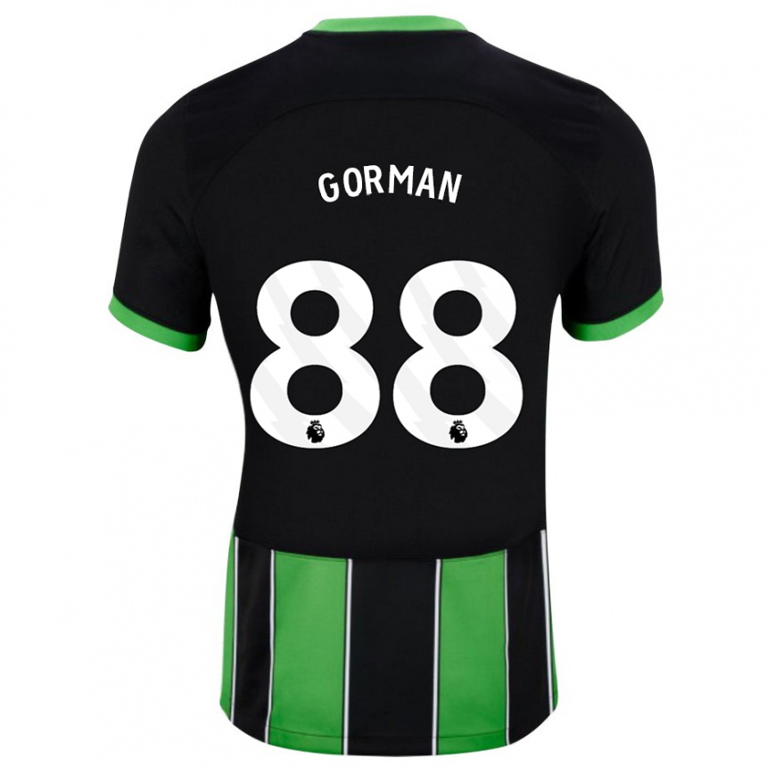 Mujer Fútbol Camiseta Ronnie Gorman #88 Verde Negro 2ª Equipación 2023/24 México
