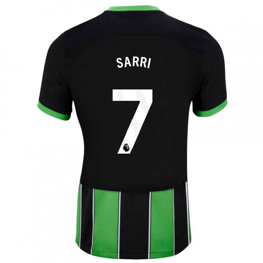 Mujer Fútbol Camiseta Veatriki Sarri #7 Verde Negro 2ª Equipación 2023/24 México