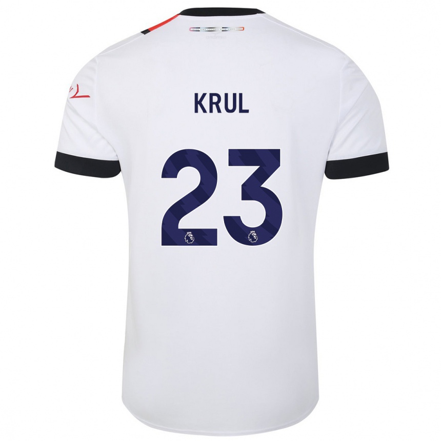 Mujer Fútbol Camiseta Tim Krul #23 Blanco 2ª Equipación 2023/24 México