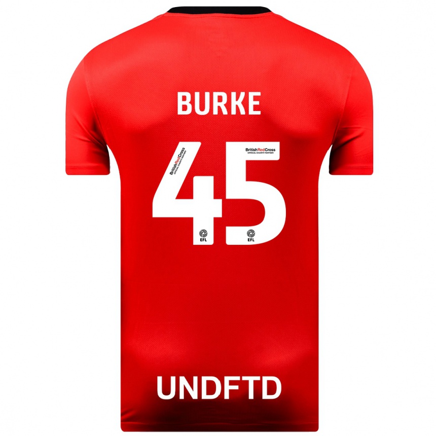 Mujer Fútbol Camiseta Oliver Burke #45 Rojo 2ª Equipación 2023/24 México