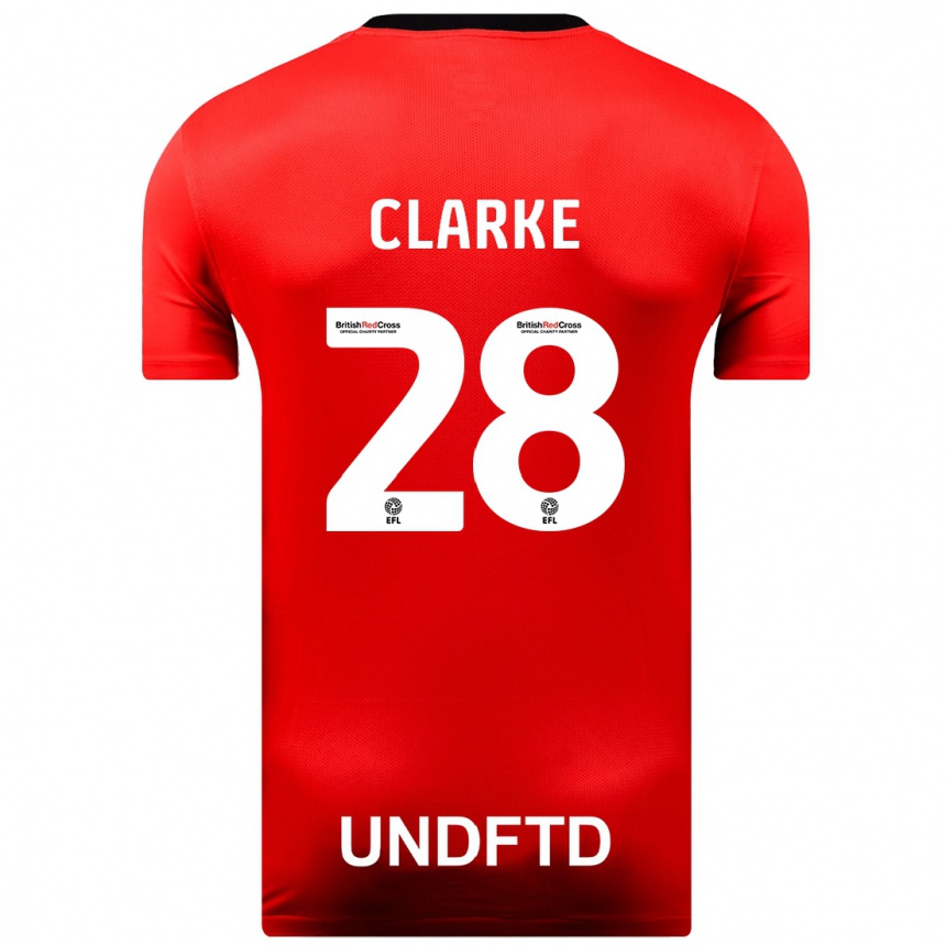 Mujer Fútbol Camiseta Charlotte Clarke #28 Rojo 2ª Equipación 2023/24 México