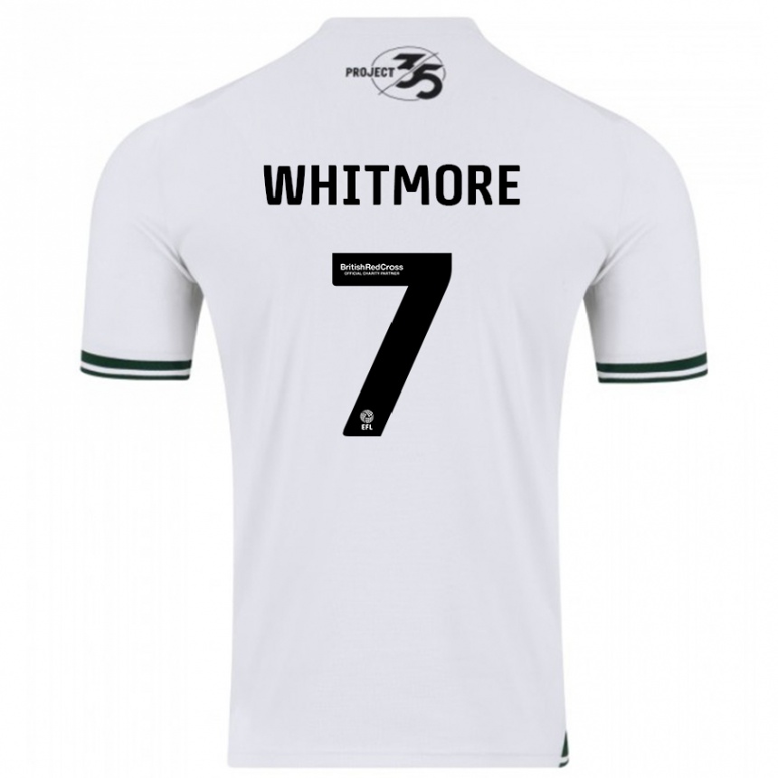 Mujer Fútbol Camiseta Charlotte Whitmore #7 Blanco 2ª Equipación 2023/24 México