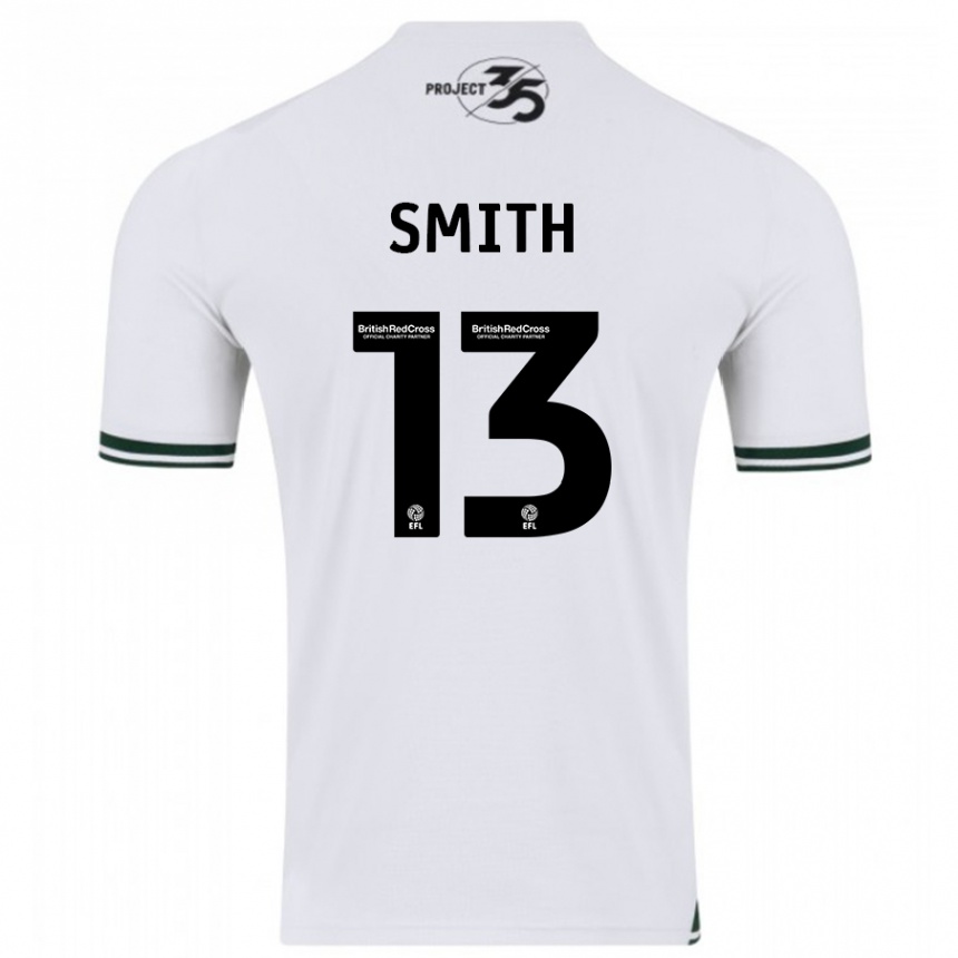 Mujer Fútbol Camiseta Grace Smith #13 Blanco 2ª Equipación 2023/24 México