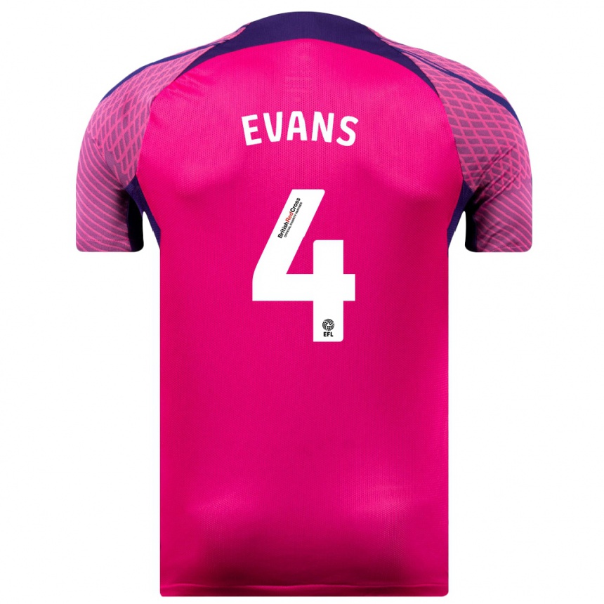 Mujer Fútbol Camiseta Corry Evans #4 Morado 2ª Equipación 2023/24 México