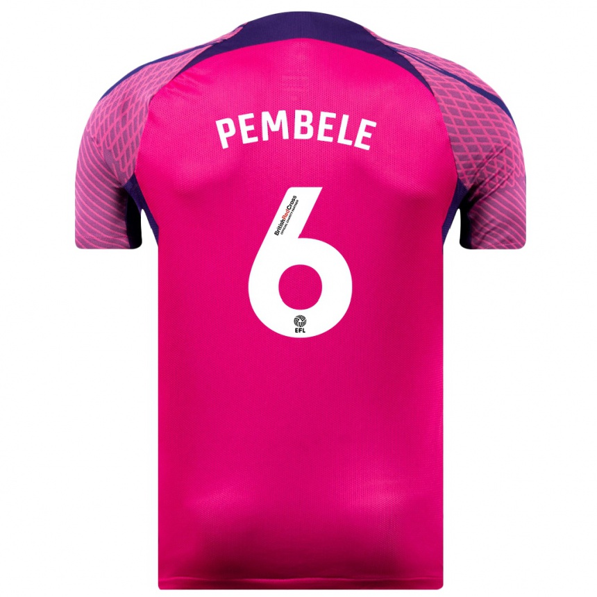 Mujer Fútbol Camiseta Timothée Pembélé #6 Morado 2ª Equipación 2023/24 México