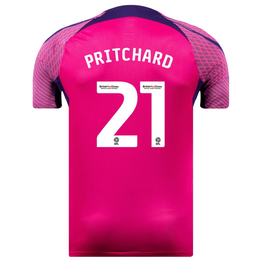 Mujer Fútbol Camiseta Alex Pritchard #21 Morado 2ª Equipación 2023/24 México