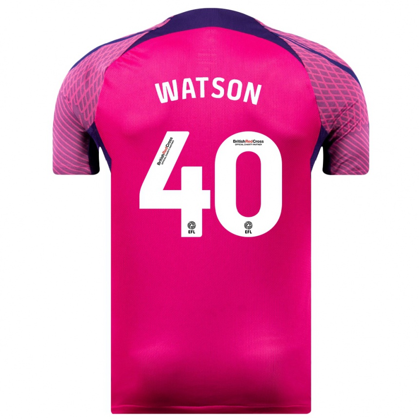 Mujer Fútbol Camiseta Tom Watson #40 Morado 2ª Equipación 2023/24 México