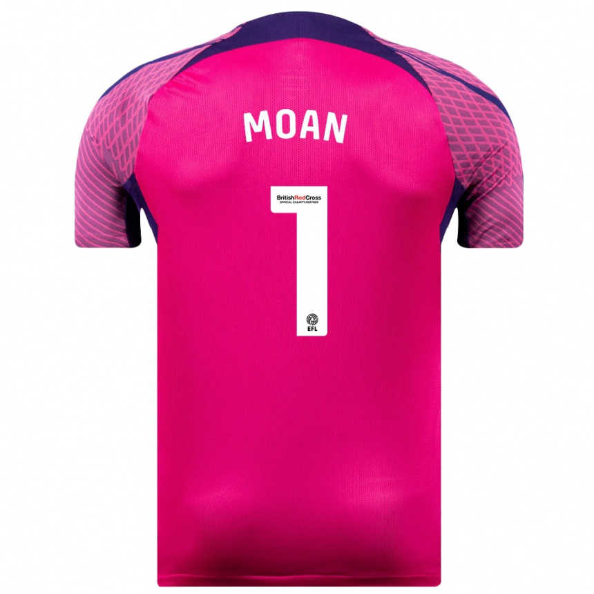 Mujer Fútbol Camiseta Claudia Moan #1 Morado 2ª Equipación 2023/24 México