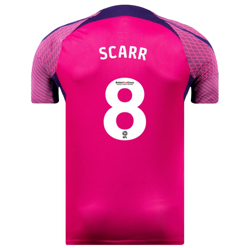 Mujer Fútbol Camiseta Emily Scarr #8 Morado 2ª Equipación 2023/24 México