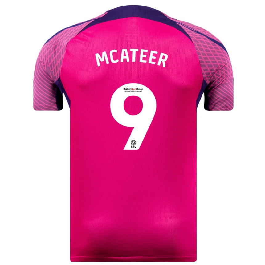 Mujer Fútbol Camiseta Mary Mcateer #9 Morado 2ª Equipación 2023/24 México