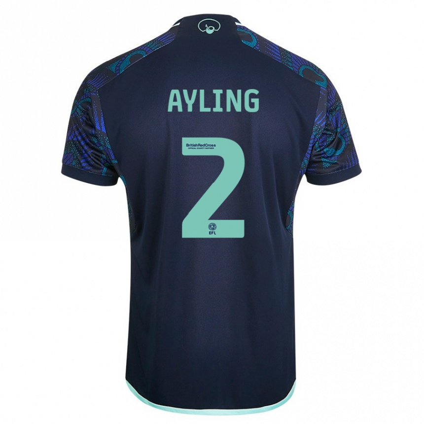 Mujer Fútbol Camiseta Luke Ayling #2 Azul 2ª Equipación 2023/24 México