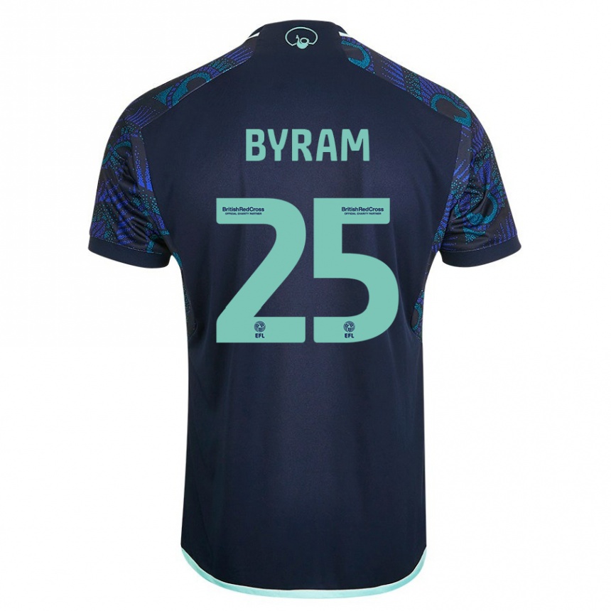 Mujer Fútbol Camiseta Sam Byram #25 Azul 2ª Equipación 2023/24 México