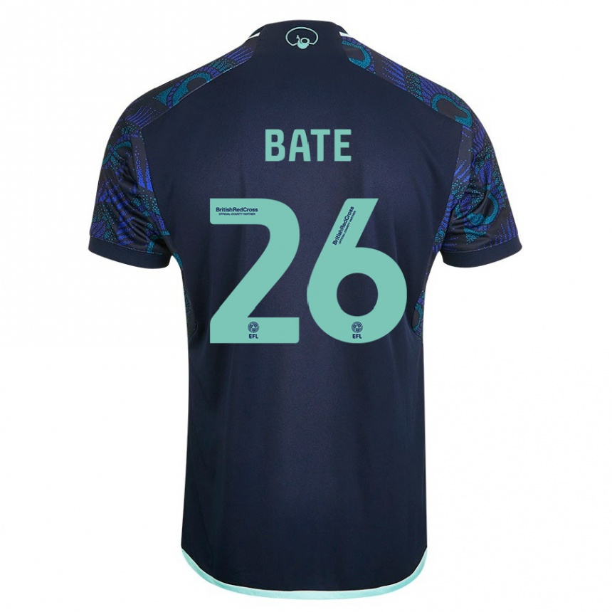 Mujer Fútbol Camiseta Lewis Bate #26 Azul 2ª Equipación 2023/24 México