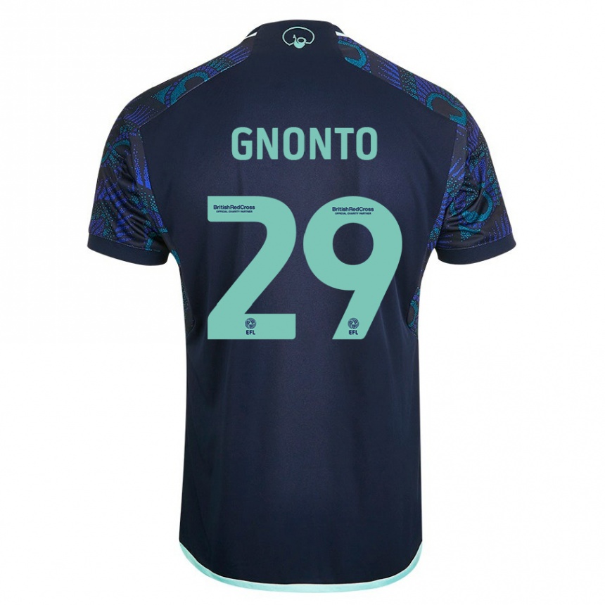 Mujer Fútbol Camiseta Wilfried Gnonto #29 Azul 2ª Equipación 2023/24 México