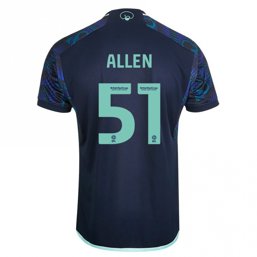 Mujer Fútbol Camiseta Charlie Allen #51 Azul 2ª Equipación 2023/24 México