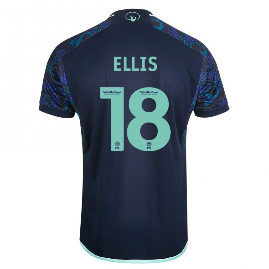 Mujer Fútbol Camiseta Macy Ellis #18 Azul 2ª Equipación 2023/24 México