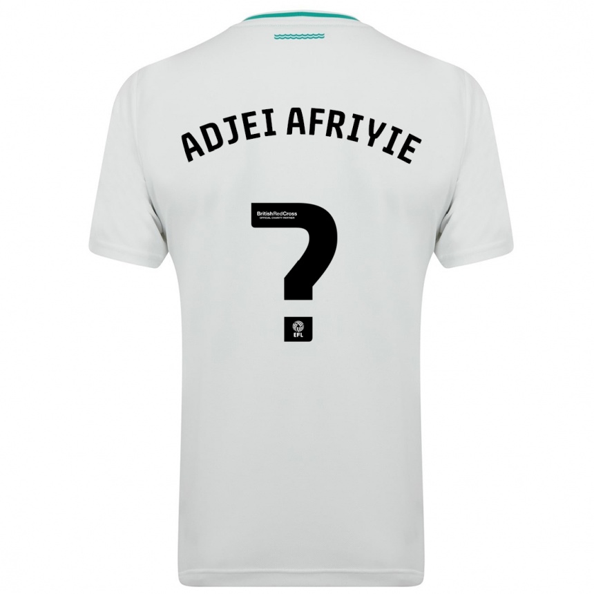 Mujer Fútbol Camiseta Hansel Adjei-Afriyie #0 Blanco 2ª Equipación 2023/24 México