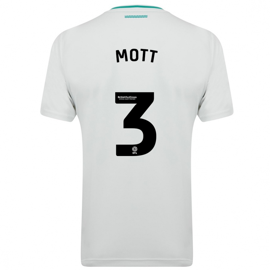 Mujer Fútbol Camiseta Millicent Mott #3 Blanco 2ª Equipación 2023/24 México