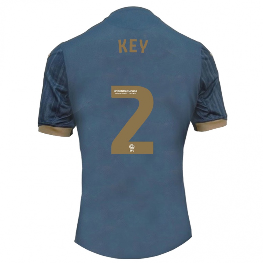Mujer Fútbol Camiseta Josh Key #2 Verde Azulado Oscuro 2ª Equipación 2023/24 México